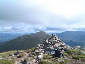 Summit cairn, Sgorr Dhonuill