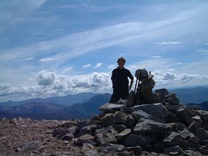 Summit cairn, Sgorr Dhearg