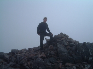 The summit of Stob a Choire Odhair