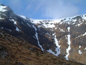 The Sron nan Giubhas ridge