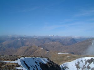 Ben Nevis rising above the clouds