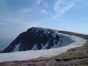 Approaching the summit of Stob Coir an Albannaich