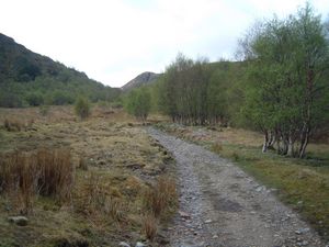 The cart-track from Corrie Hallie