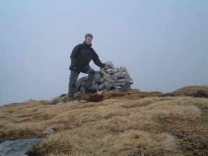 At the top of Beinn a Chlaidheimh