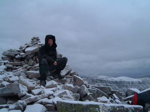 Top of Spidean a' Choire Leith