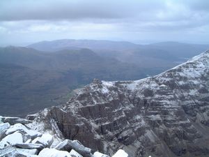 Looking to the ridge ahead