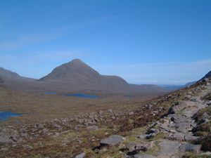 Behind Beinn Eighe