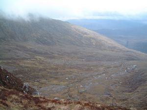 The great bowl of the Slioch watershed