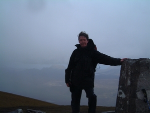 The summit of Fionn Bheinn