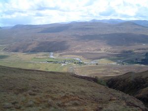 The descent back to Achnasheen