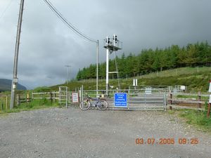 The start - Dalwhinnie level crossing