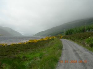 The track by Loch Ericht