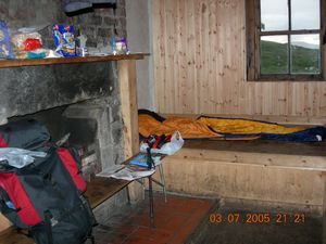 Inside the bothy