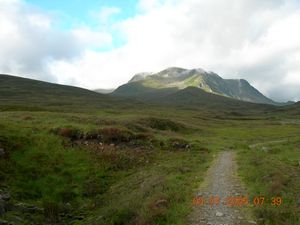 The path to Ben Alder