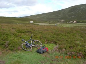 Leaving the bike