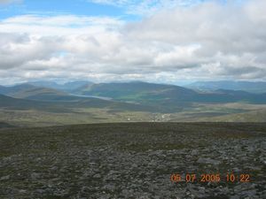 The way down towards Dalwhinnie