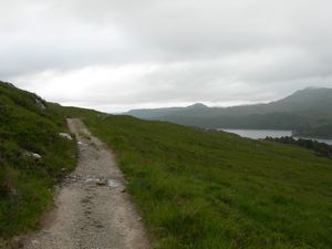 The long trek back by Loch Affric