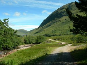 Setting off up Auch Gleann