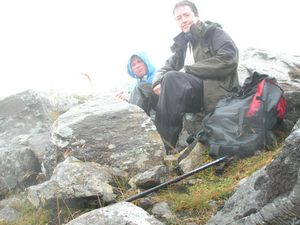 The summit of Beinn Fhionnlaidh