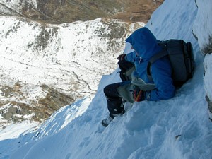 Andrew taking a rest on the way up Stuc a Chroin