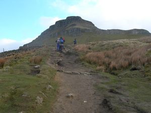 Ascending Pen-y-Ghent