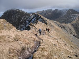 on the ridge