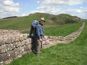 me beside Hadrian's Wall