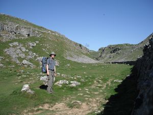 Heading for Malham Tarn