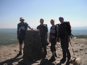 James, myself, Carol and Les