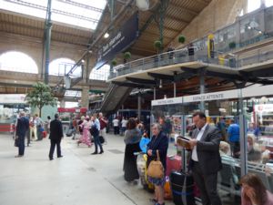 Inside the station