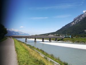 The bridge to Liechtenstein