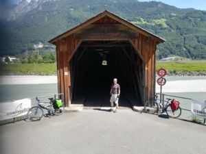 The bridge to Liechtenstein