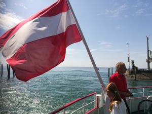 On board the MV Austria